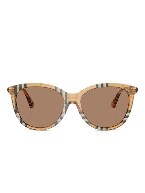 Burberry Eyewear check-pattern sunglasses - Brown - zdjęcie produktu nr 1
