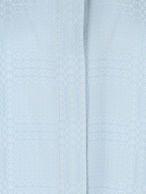 Gucci patterned silk shirt - Blue