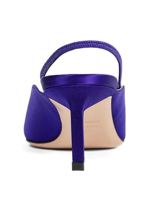 TOM FORD satin slingback pumps - Purple