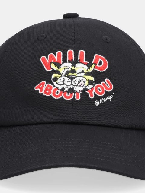 Kenzo czapka z daszkiem bawełniana kolor czarny FG58AC631F42 - zdjęcie produktu nr 2