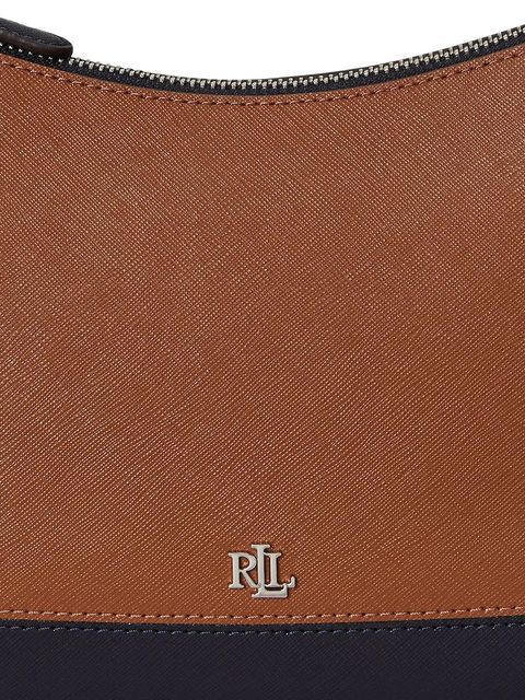 Lauren Ralph Lauren torebka skórzana kolor brązowy 431934891