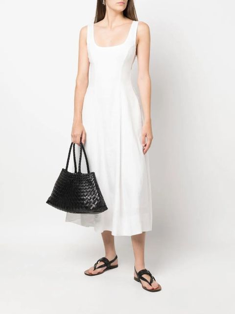 DRAGON DIFFUSION Santa Croce interwoven leather tote bag - Black - zdjęcie produktu nr 2