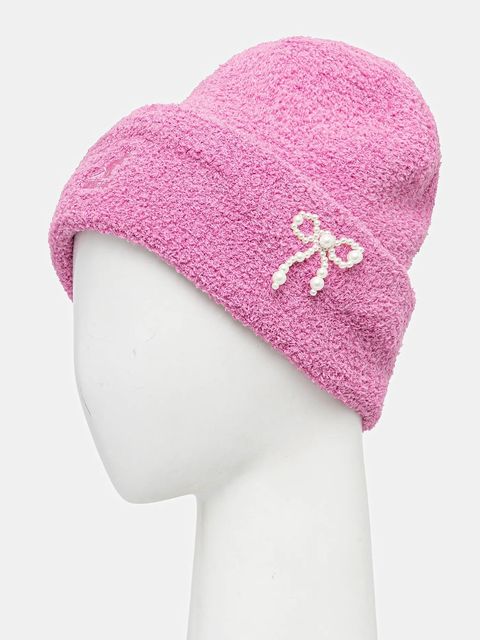 Kangol czapka PEARL BEANIE kolor różowy K3794.PP692 - zdjęcie produktu nr 2