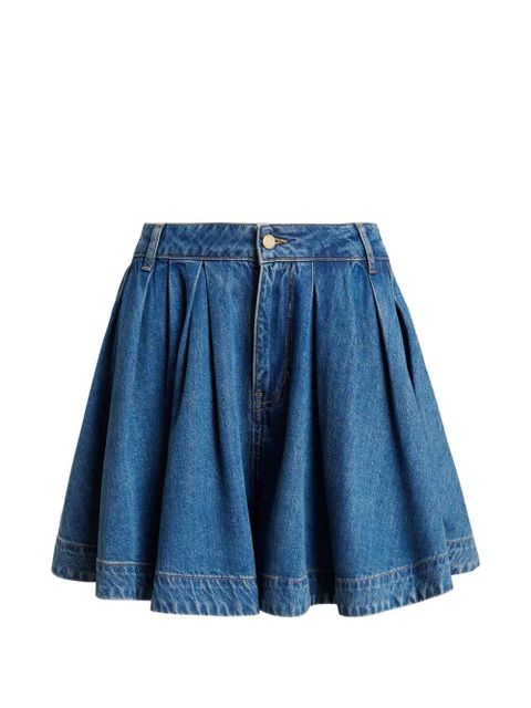 Essentiel Antwerp pleated shorts - Blue - zdjęcie produktu nr 1