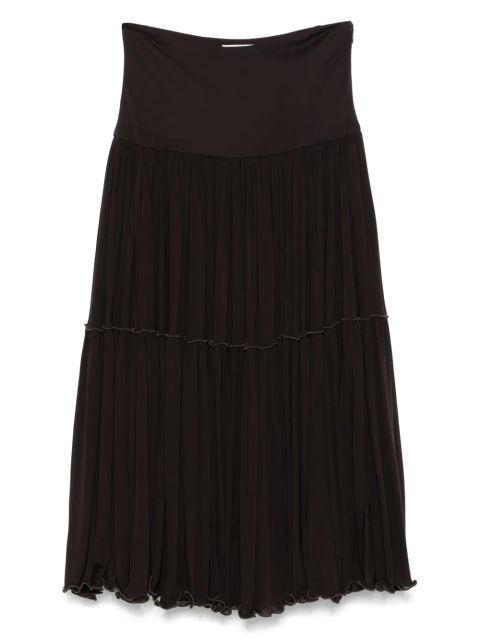Jil Sander panelled skirt - Brown