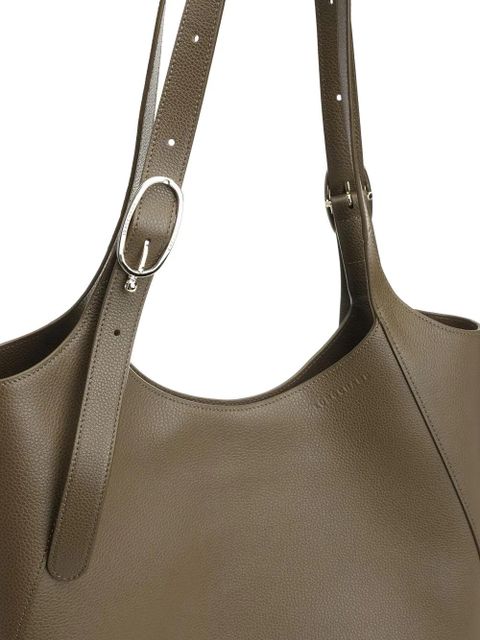 Longchamp Le Foulonné leather tote bag - Green