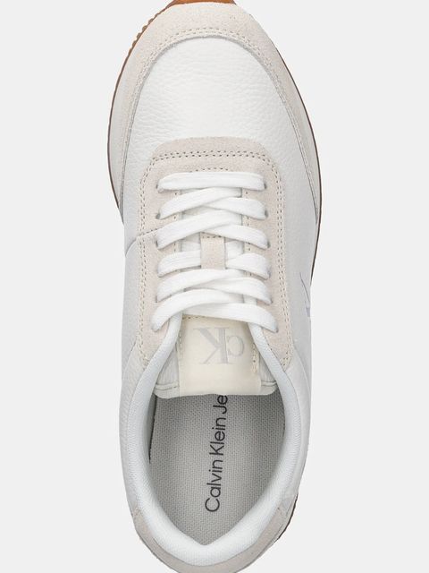 Calvin Klein Jeans sneakersy skórzane RUNNER LACEUP LOW MIX MG