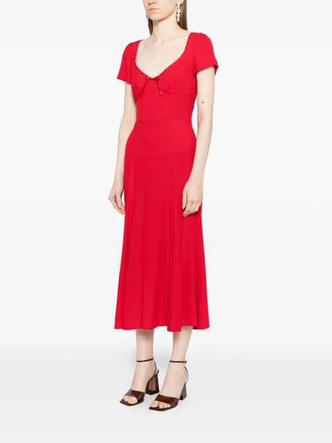 Reformation Afton dress - Red