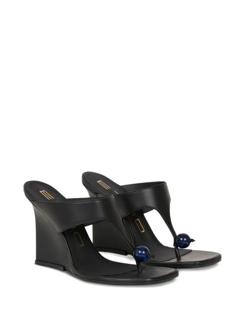 ETRO 90mm wedge sandals - Black - zdjęcie produktu nr 2