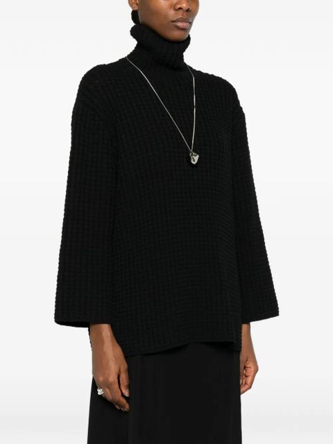 TOTEME whipstitch sweater - Black