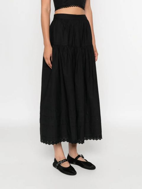DÔEN Sebastiane maxi skirt - Black