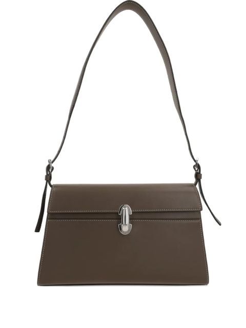 Savette turn-lock flap shoulder bag - Brown - zdjęcie produktu nr 1