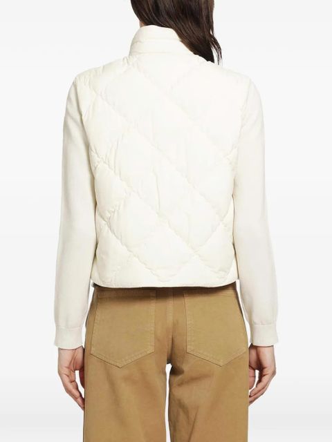 Moncler quilted jacket - Neutrals