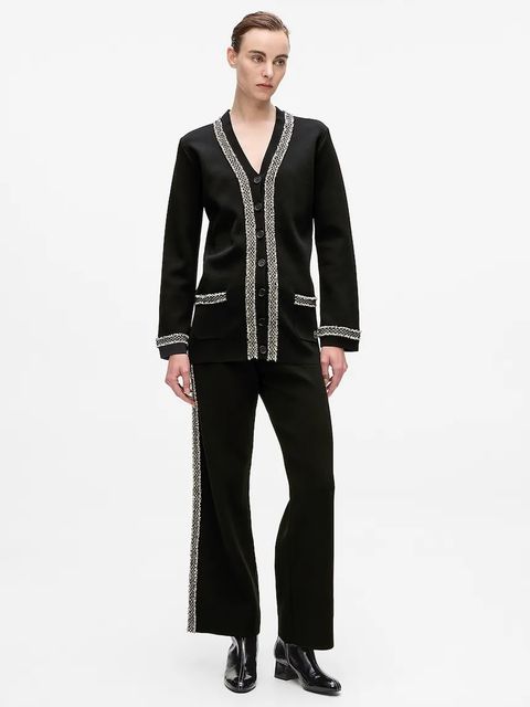 Karl Lagerfeld kardigan damski kolor czarny A4W18036