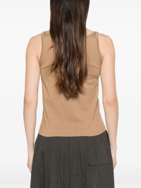 Max Mara Pumano scoop-neck tank top - Neutrals