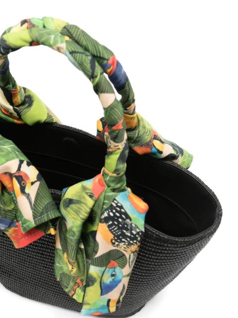 FARM Rio printed handle tote bag - Black