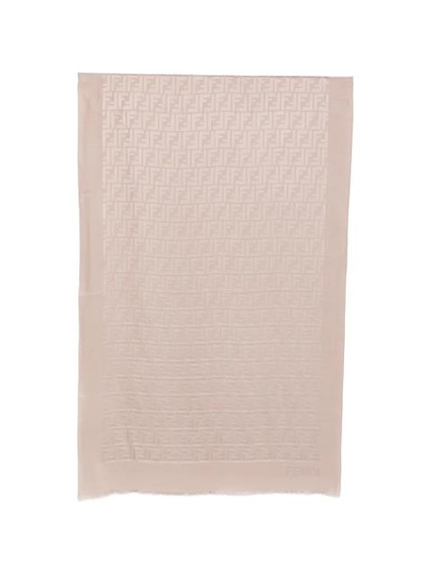 FENDI FF-motif scarf - Neutrals - zdjęcie produktu nr 1