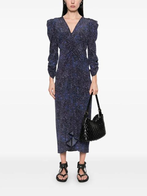 ISABEL MARANT Albini midi dress - Blue - zdjęcie produktu nr 2
