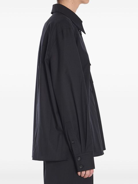 KHAITE Yatty shirt - Black