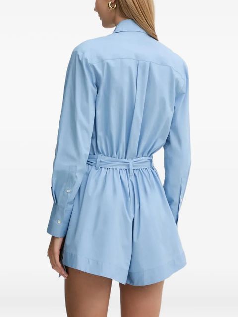 PINKO belted playsuit - Blue