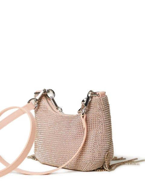 TWINSET Mini Croissant fringed tote bag - Pink - zdjęcie produktu nr 2