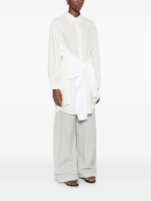 MM6 Maison Margiela pointed-collar shirt - Neutrals