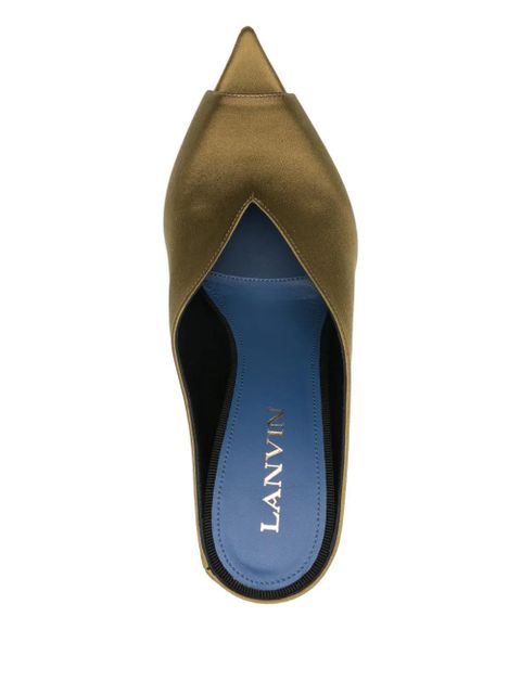 Lanvin pointed-toe sandals - Green