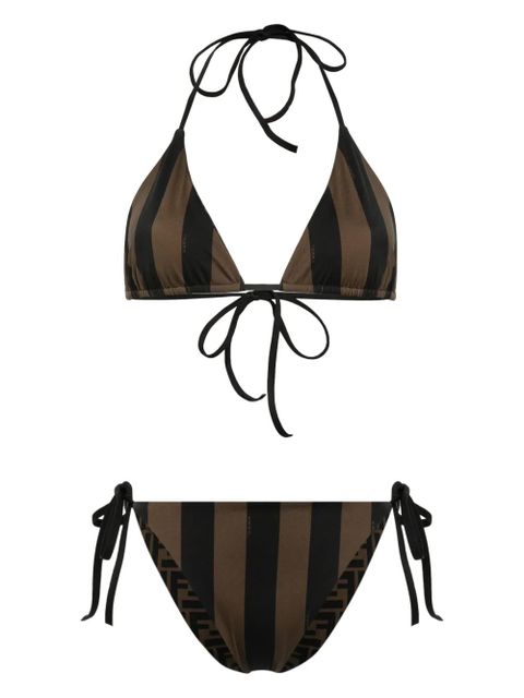 FENDI reversible triangle-cup bikini - Black - zdjęcie produktu nr 1