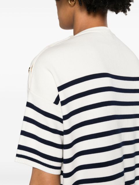 Moncler striped cotton cardigan - P07 - MULTICOLOURED