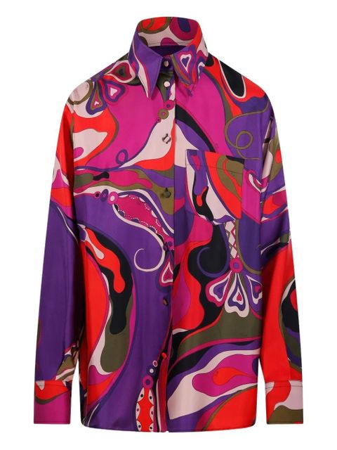 PUCCI graphic-pattern shirt - Purple - zdjęcie produktu nr 1