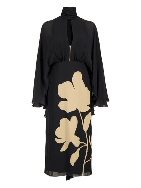 Johanna Ortiz Post Treasured floral midi dress - Black - zdjęcie produktu nr 1