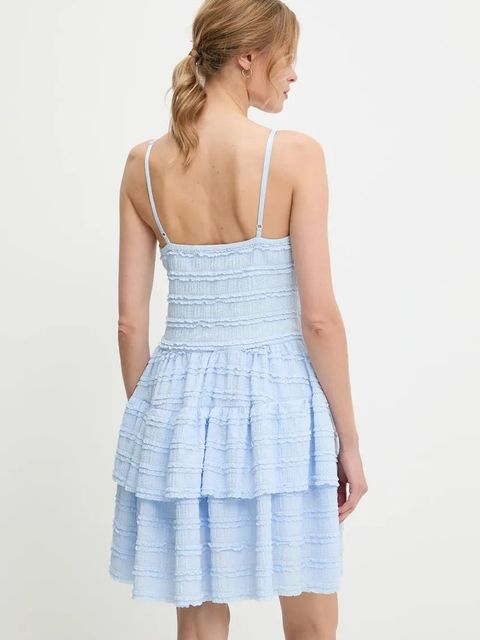 Answear.LAB sukienka kolor niebieski mini rozkloszowana - zdjęcie produktu nr 2