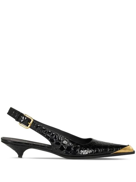 ETRO crocodile-embossed pumps - Black - zdjęcie produktu nr 1