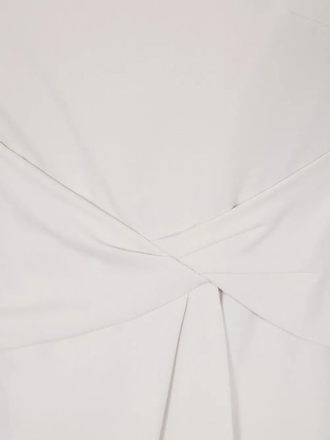 Lauren Ralph Lauren off-shoulder crepe gown - Neutrals