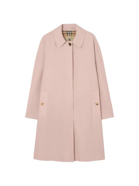 Burberry mid-length tropical gabardine Camden car coat - Pink - zdjęcie produktu nr 1