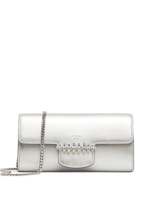 Jimmy Choo Bing clutch bag - Silver - zdjęcie produktu nr 1