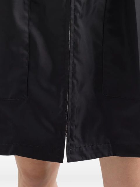 Prada shirt-style pocket mini dress - Black