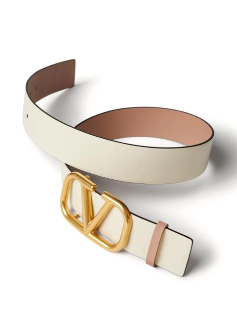 Valentino Garavani 40mm VLogo Signature reversible belt - Neutrals - zdjęcie produktu nr 2