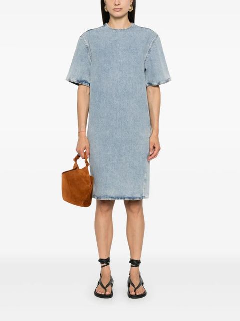 TOTEME short-sleeve denim midi dress - Blue - zdjęcie produktu nr 2