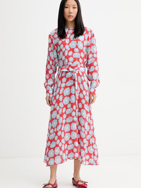 Marimekko sukienka letnia z cupro - zdjęcie produktu nr 1