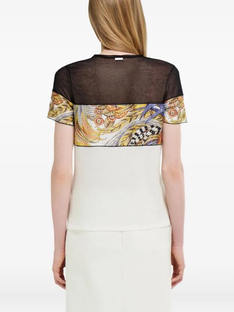 Ferragamo crew-neck T-shirt - White