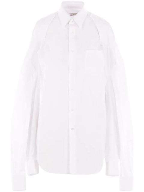 Comme Des Garçons poplin shirt - White - zdjęcie produktu nr 1