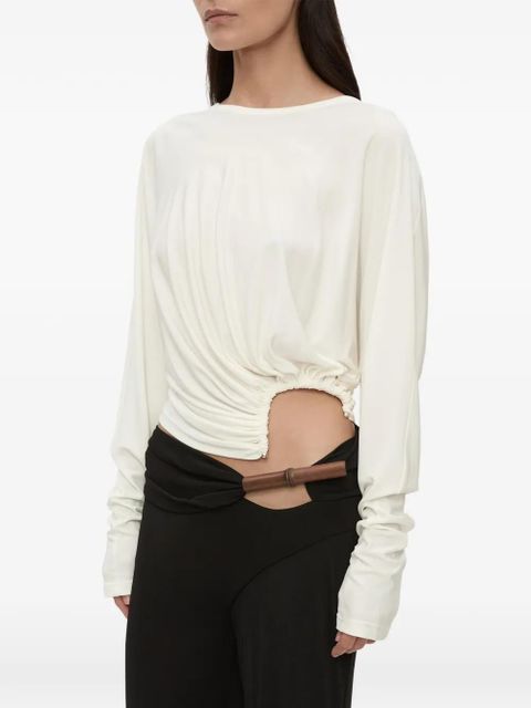 Christopher Esber Manto long sleeve top - Black - zdjęcie produktu nr 1