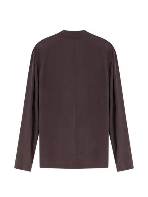 Alysi single-button lapel blazer - Brown - zdjęcie produktu nr 2