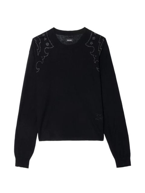 Zadig&Voltaire Swapy cashmere Sweater - Black - zdjęcie produktu nr 1