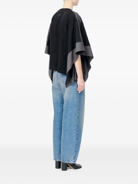 MM6 Maison Margiela round-neck blouse - Black