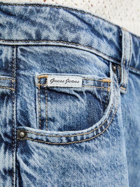 Guess Jeans jeansy damskie kolor niebieski W6RA2B D5M5M
