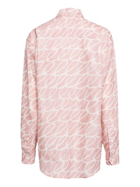 Marni Landscapes-print poplin shirt - Pink - zdjęcie produktu nr 2