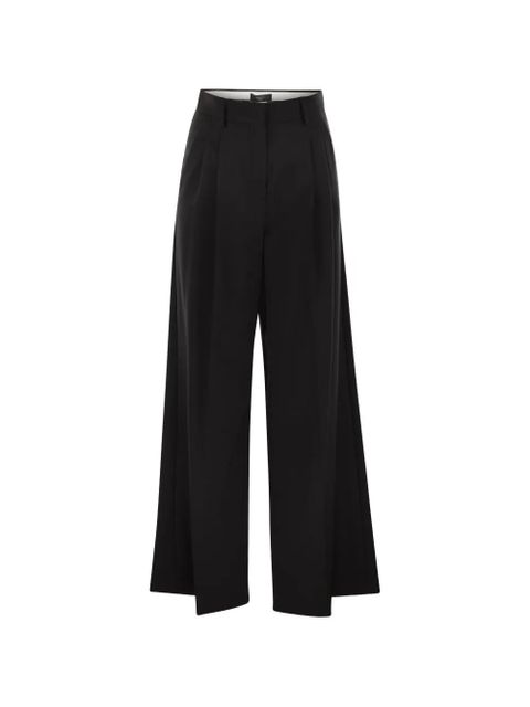 Weekend Max Mara dart wool trousers - Black - zdjęcie produktu nr 1