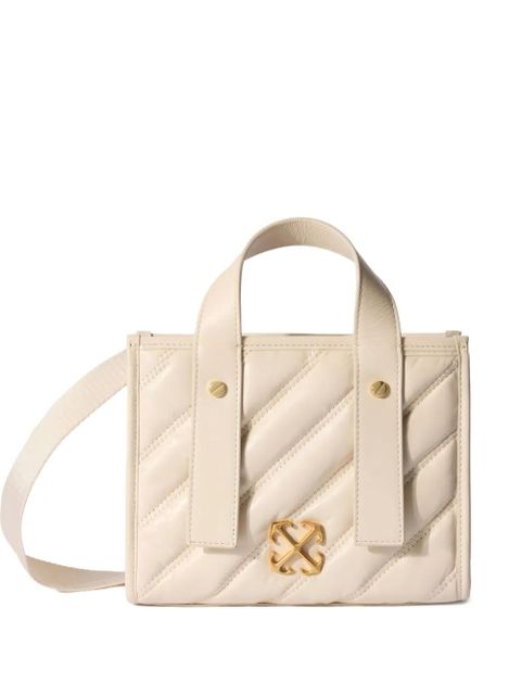 Off-White quilted leather tote bag - Neutrals - zdjęcie produktu nr 1